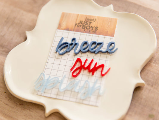 "Maritime Memories" Word Trio