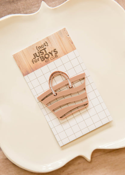 "Beach Bag" Acrylic Embellishment