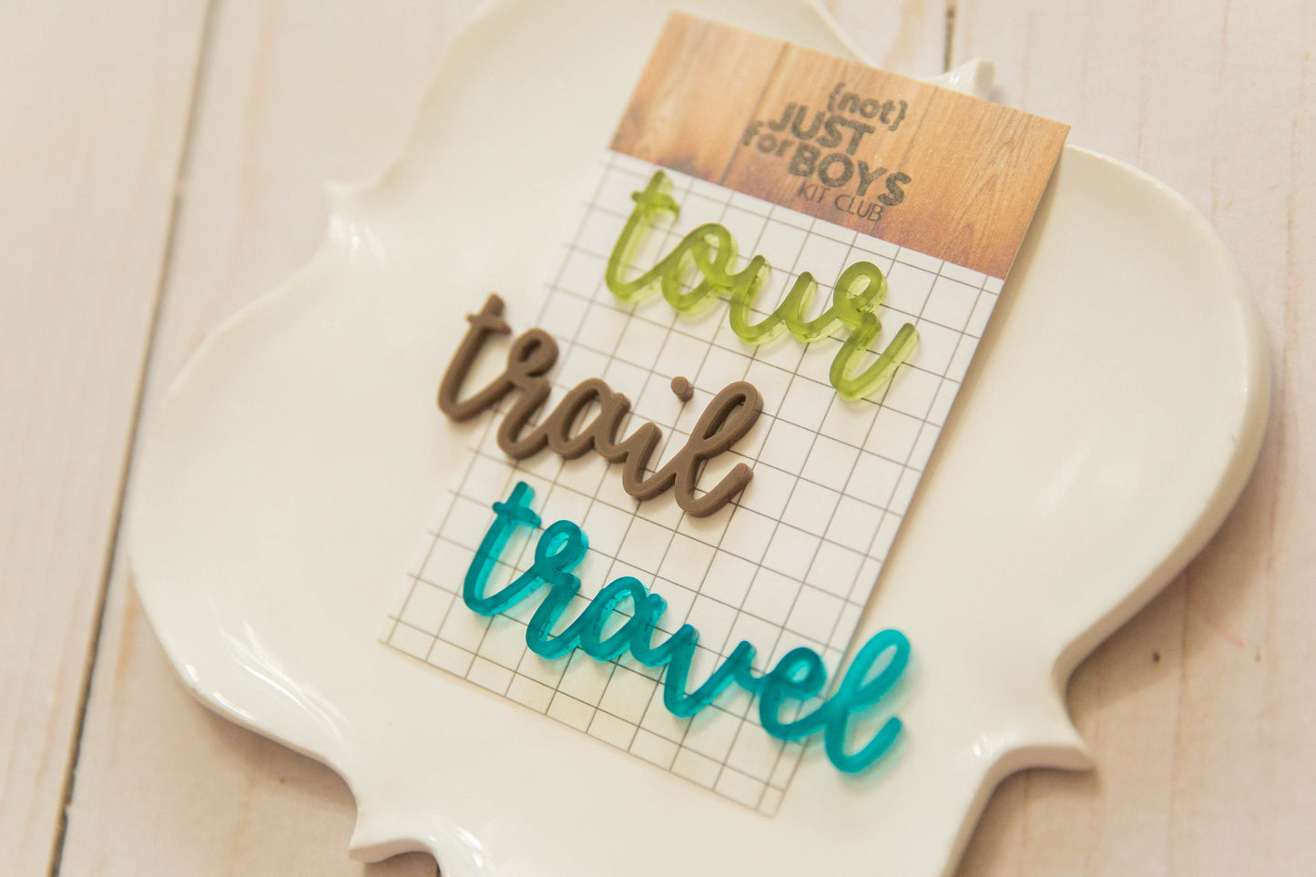 "Trail, Travel, Tour" Word Trio