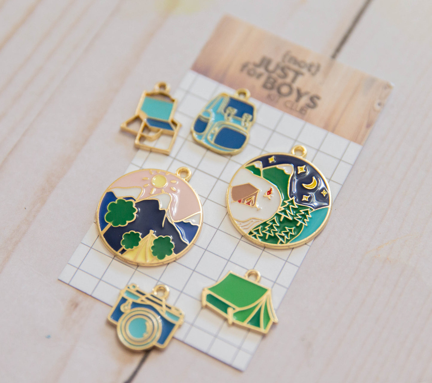"Stories & Souvenirs-Camp Out" Charms