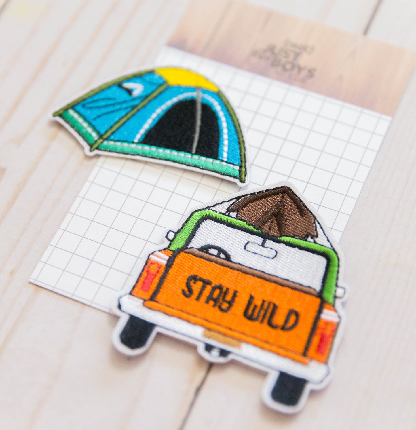 "Stories & Souvenirs" Patch Duo