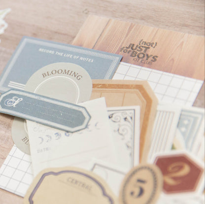 “Peaks & Pines" Junk Journaling Labels