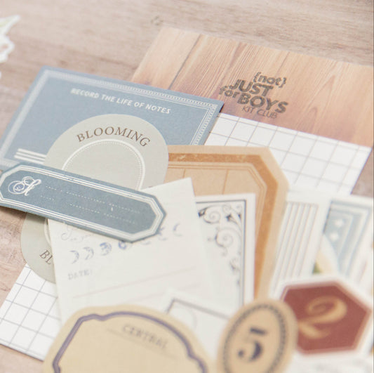 “Peaks & Pines" Junk Journaling Labels