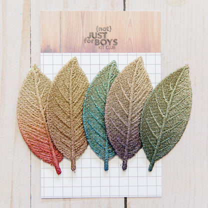 "Here & Now" Leaf Patches