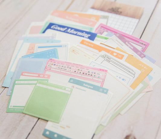 NJFB "Here & Now" Junk Journaling Tags