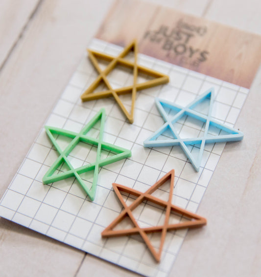 "Here & Now Star" Acrylic Embellishments