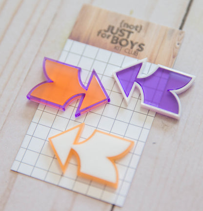 "October Mischief" Arrows Acrylic Embellishment