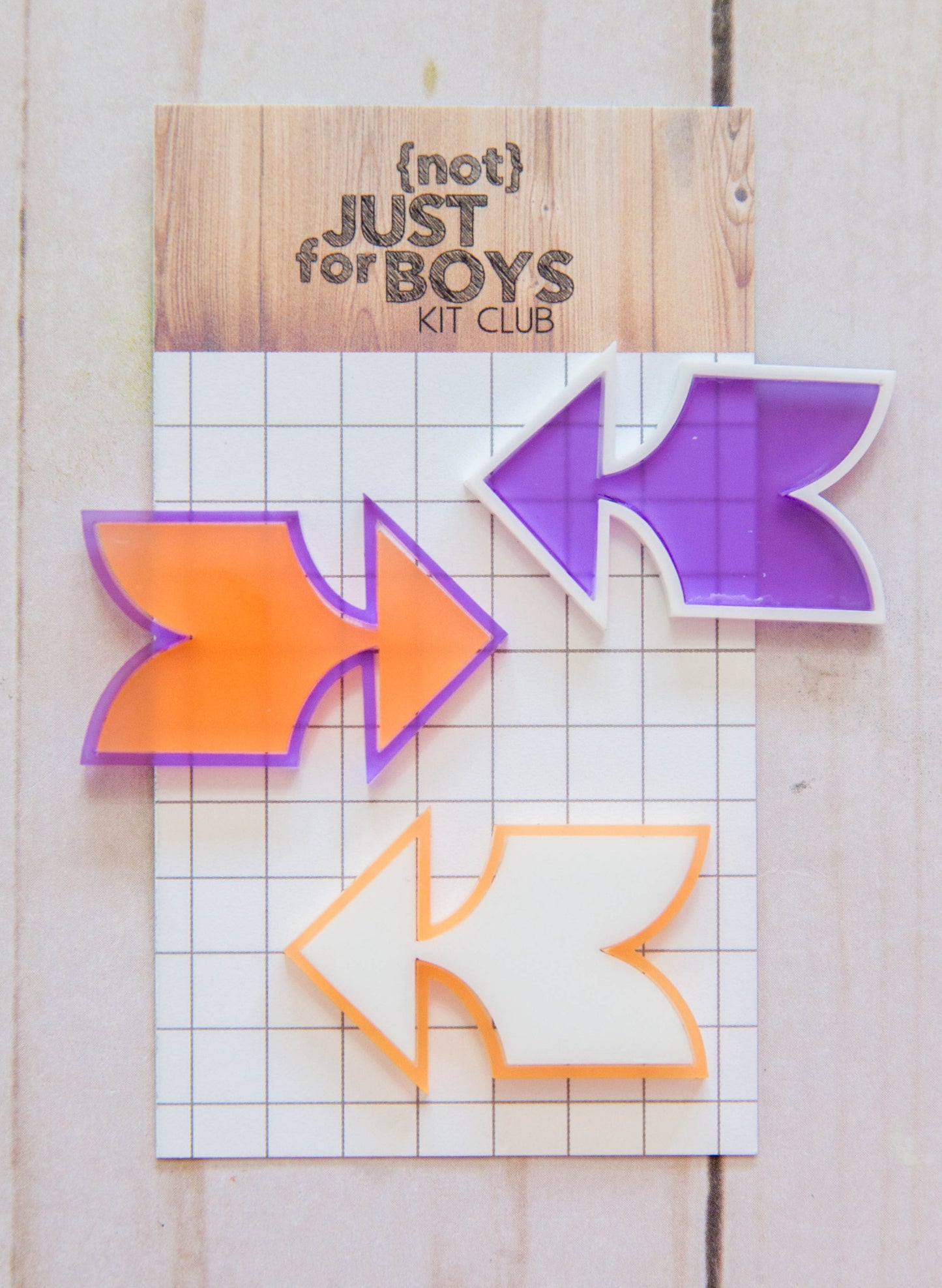 "October Mischief" Arrows Acrylic Embellishment