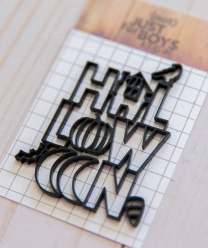 "Halloween" Acrylic Embellishment
