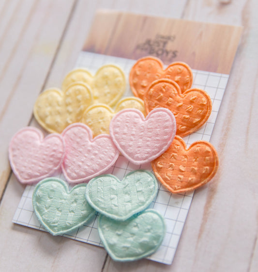 "Falling for Fall" Heart Embellishments