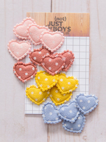 "Park Daydreams" Heart Embellishments