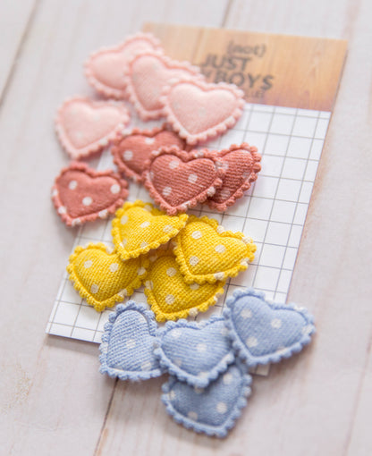 "Park Daydreams" Heart Embellishments