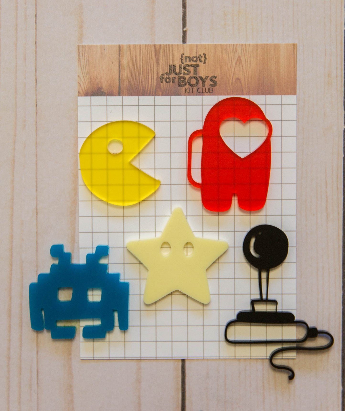 "Gamer Icons" Acrylic Embellishments