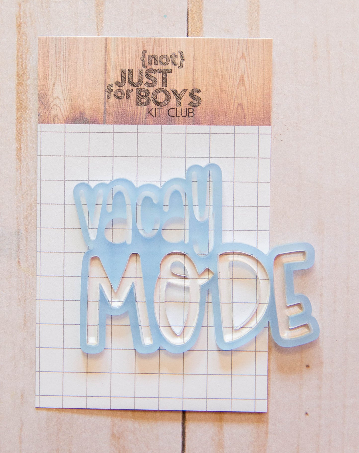 "Vacay Mode" Acrylic Embellishment