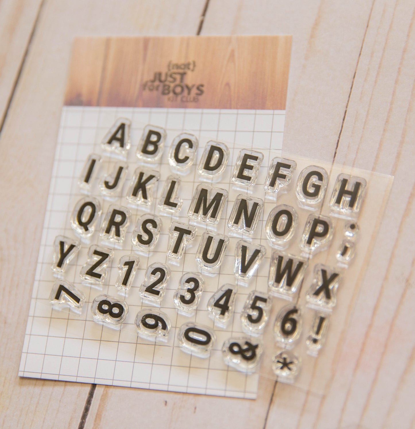 "NJFB Alpha" 3x4 Stamp Set