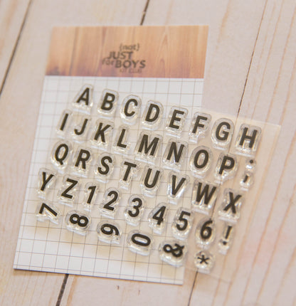 "NJFB Alpha" 3x4 Stamp Set