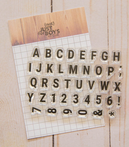 "NJFB Alpha" 3x4 Stamp Set