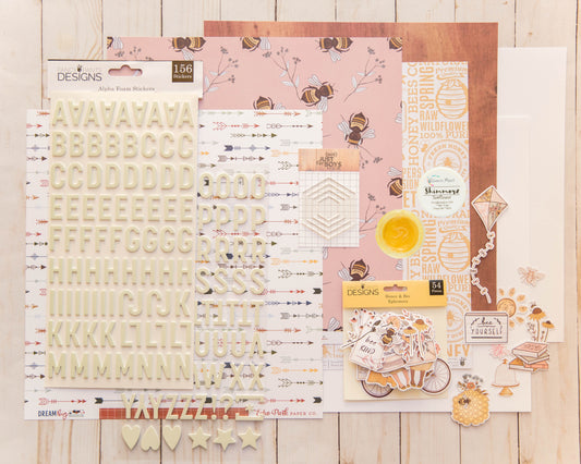 "Honeycomb" Page Kit by Meridy Twilling