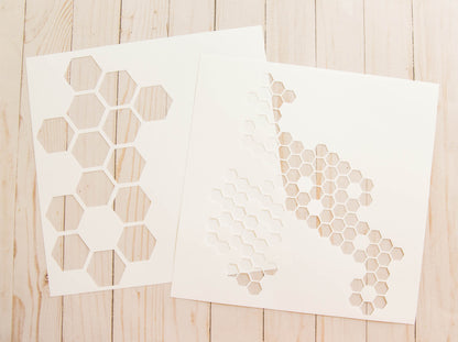 "Hexagon Texture" NJFB Stamp Coordinating Digital Cut Files