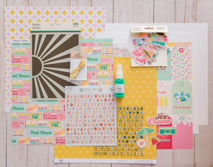 "Sunshiny Day" Page Kit by Meridy Twilling