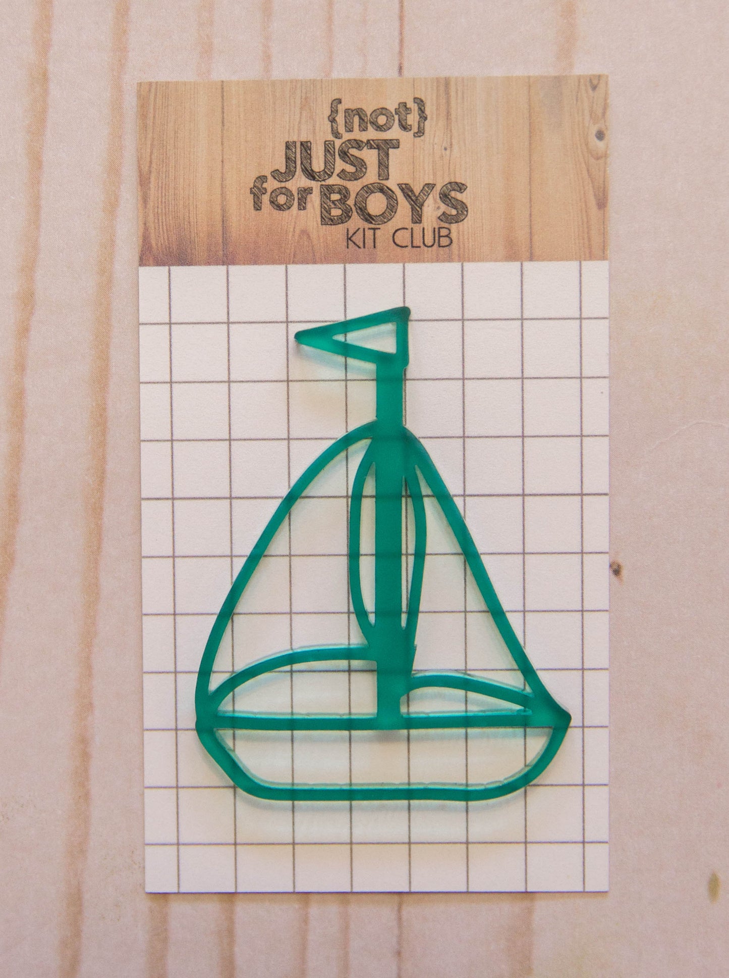 "Sailboat" Acrylic Embellishment