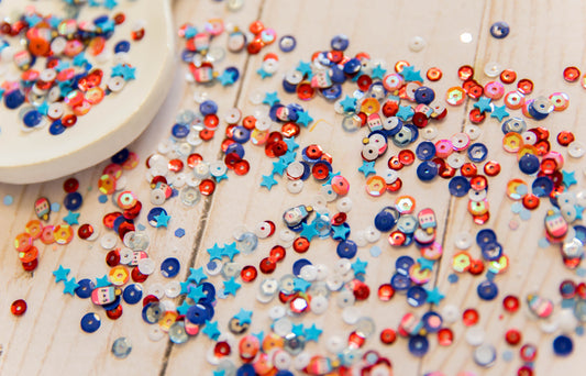 "Red, White, & Boom" Sequin Mix