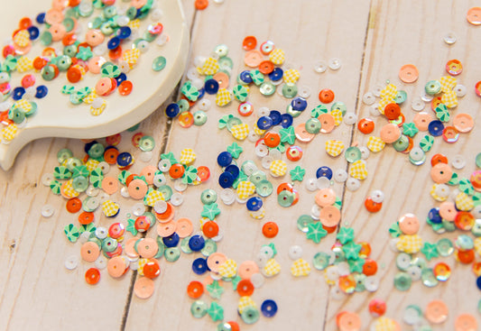 "Sunny Escape" Sequin Mix