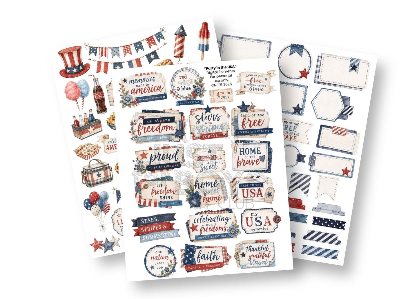 "Party in the USA" Digital PDF
