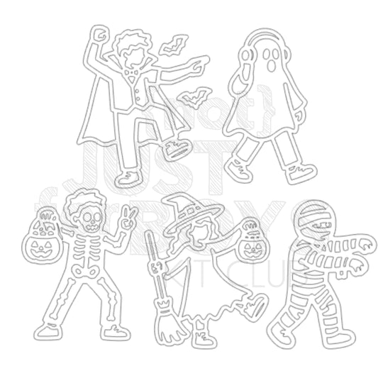 "Trick or Treating" DIGITAL Cut Files