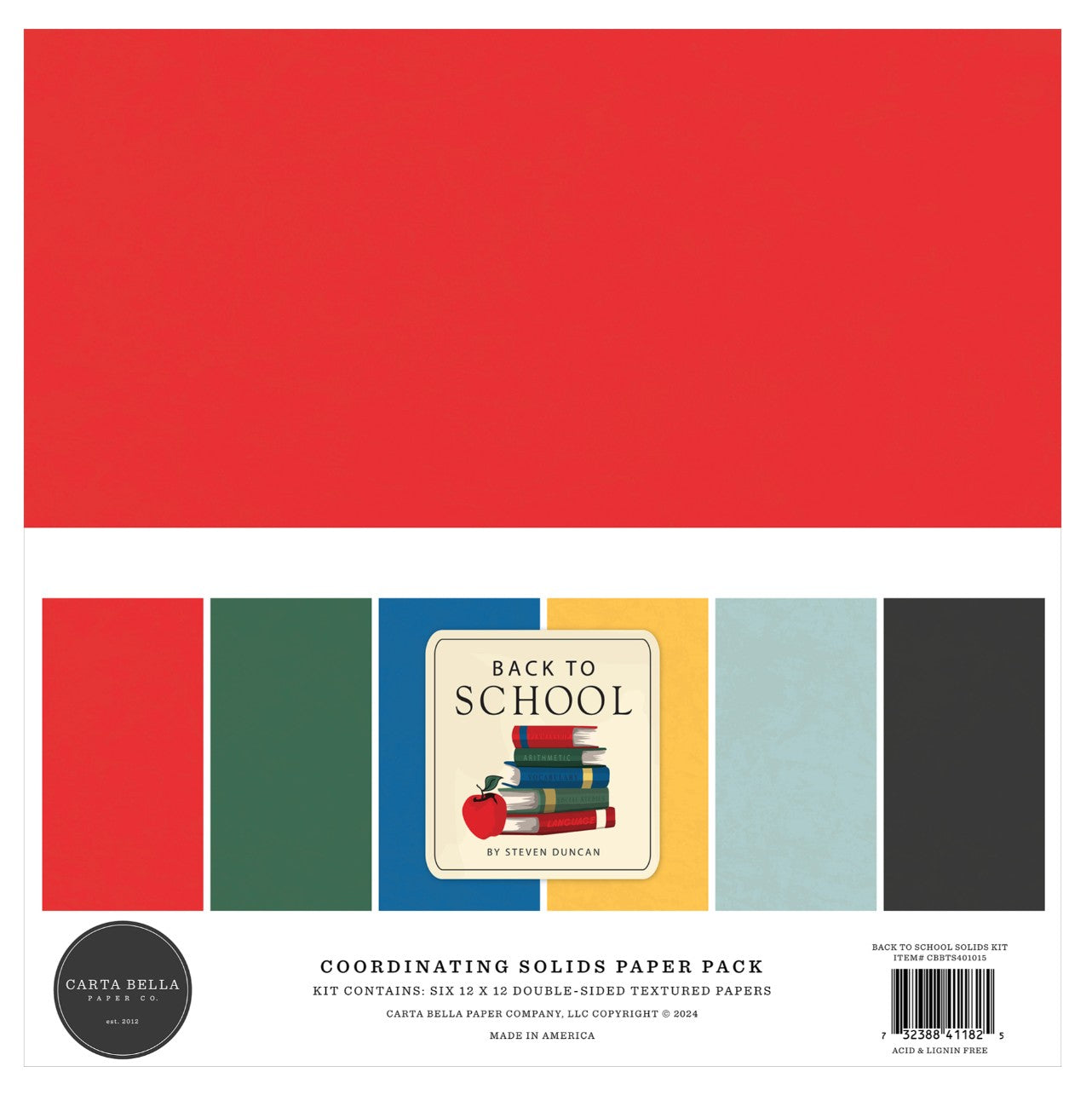 "Back to School" Solids Pack