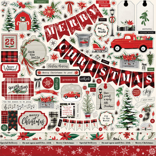 "Christmas Market" Sticker Sheet