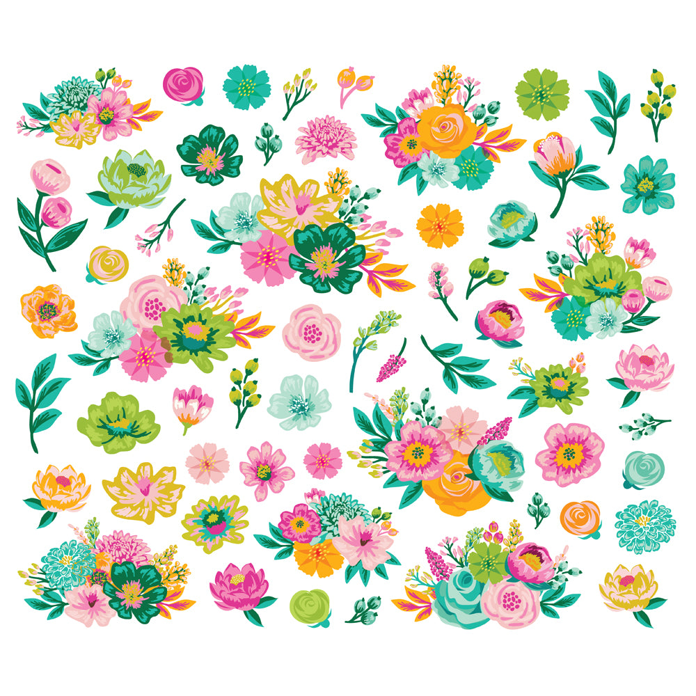 "Color Me Happy" Floral Bits