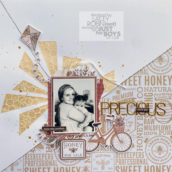 "Honeycomb" Page Kit by Meridy Twilling