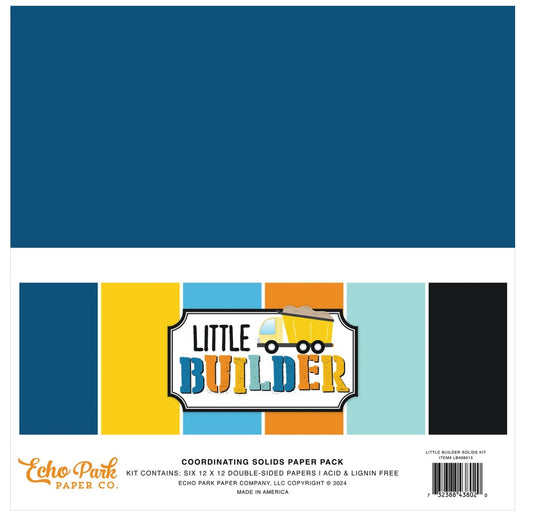 "Little Builder" Solids Pack
