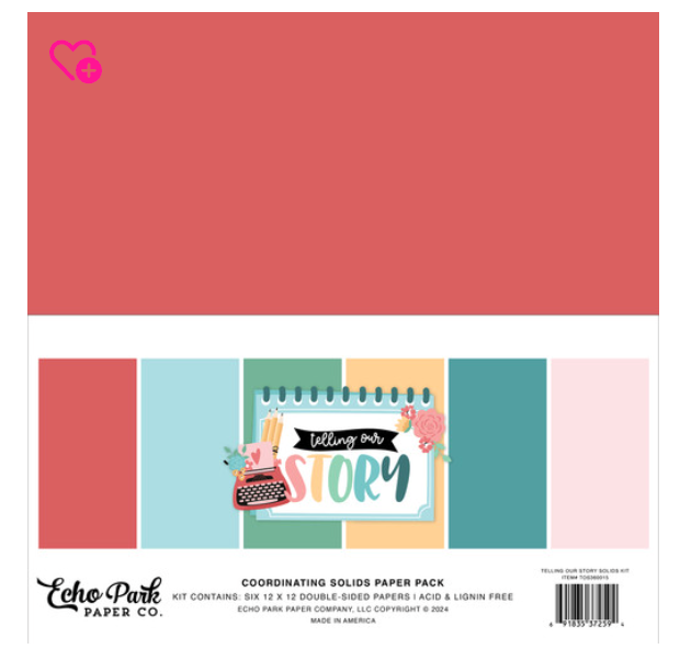 "Telling Our Story" Solids Paper Pack