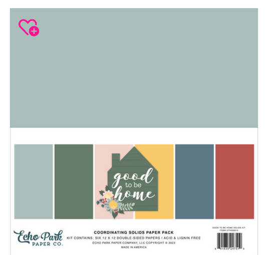 "Good to be Home" Solids Paper Pack