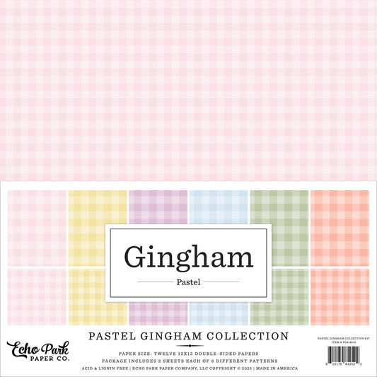 "Pastel Gingham" Collection Kit