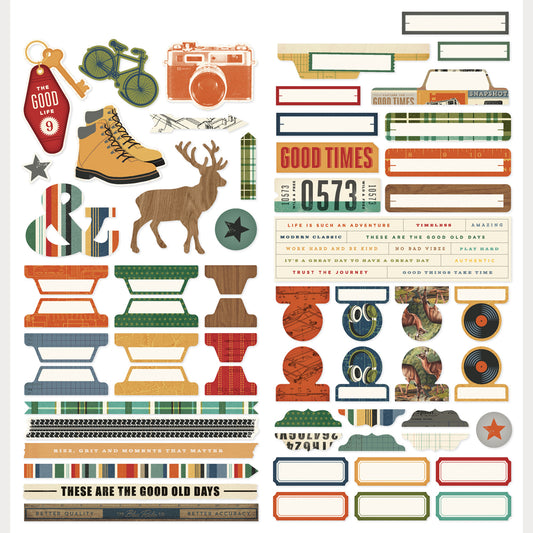 "Rustic Legend" Sticker Sheet