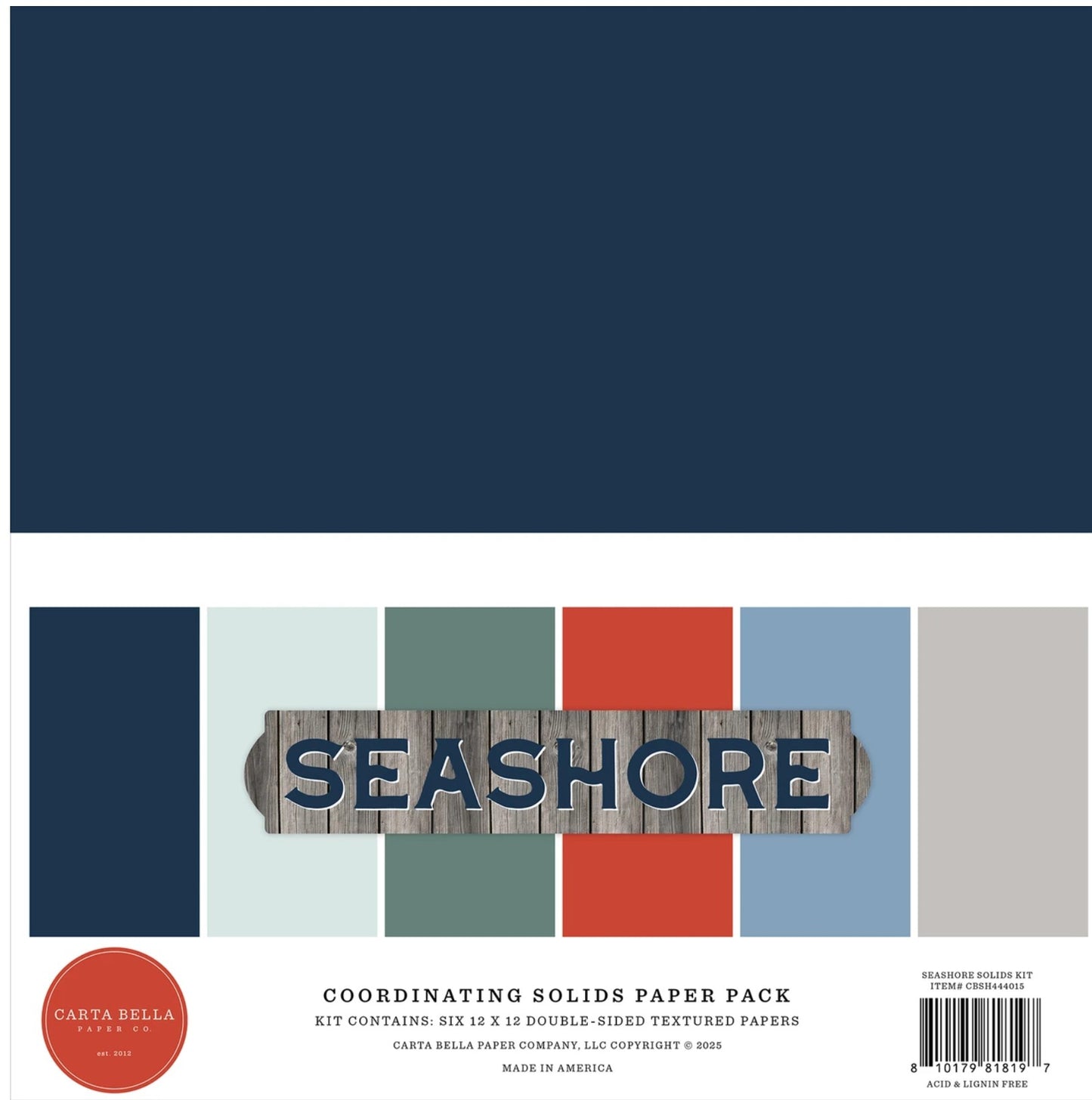"Seashore" Solids Pack