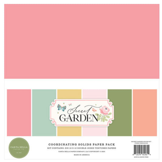 "Secret Garden" Solids Paper Pack