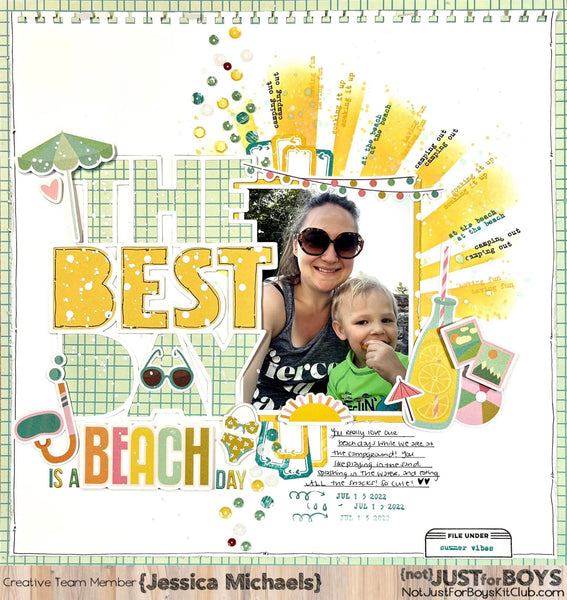 "Sunshiny Day" Page Kit by Meridy Twilling