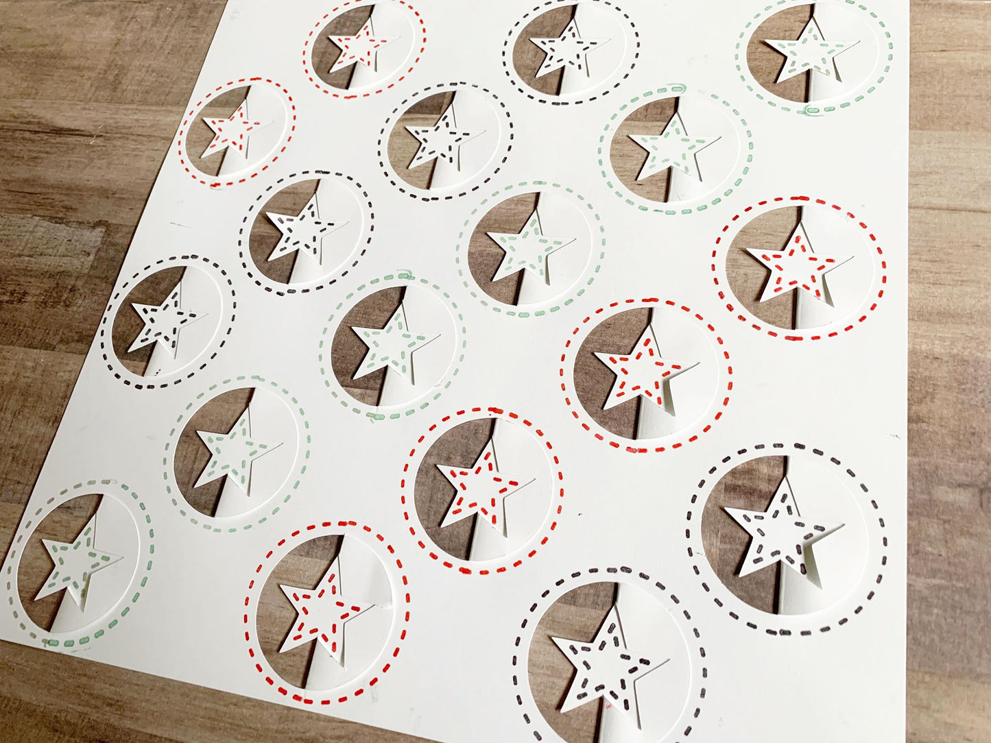 "Star" 2 x 3 Stamp Set