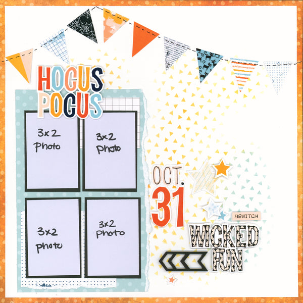 "Halloween" NJFB Page Kit by Meridy Twilling