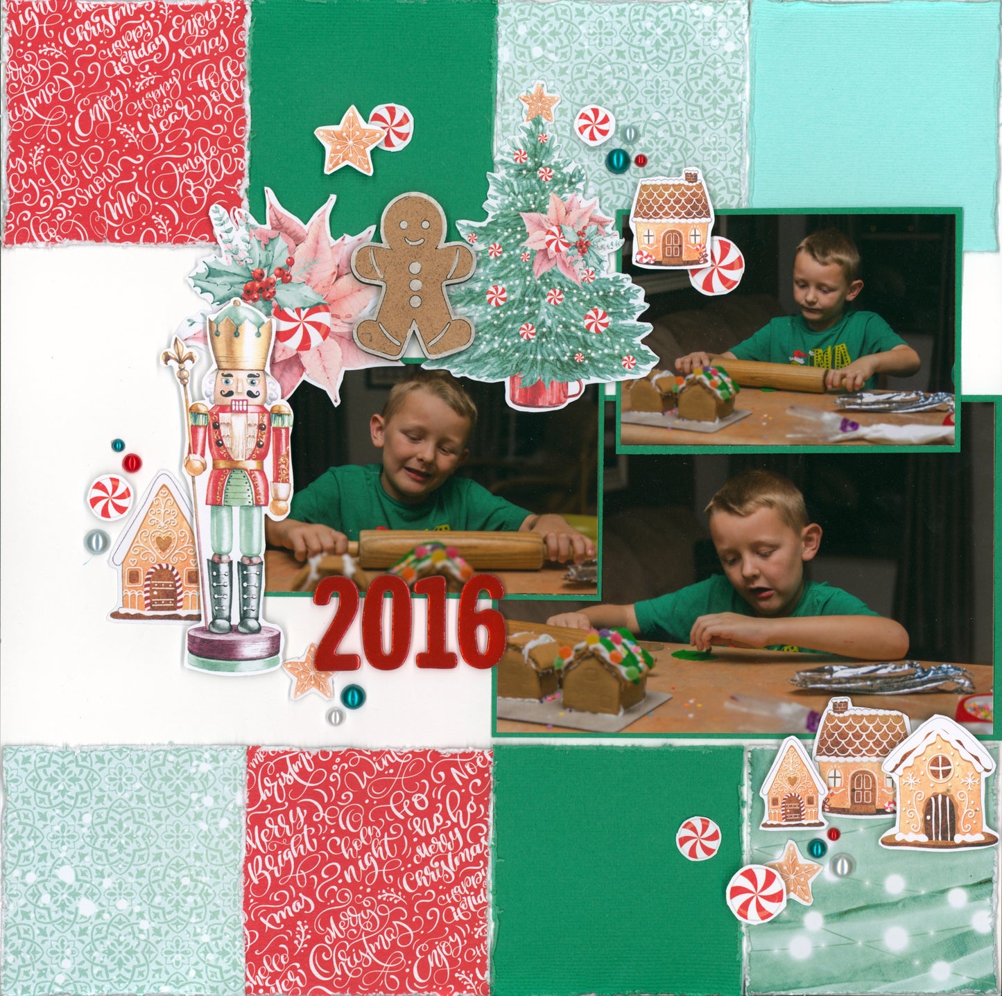 "Christmas Cheer" Page Kit by Meridy Twilling