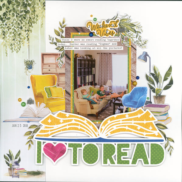 "Relax & Read" Page Kit by Meridy Twilling