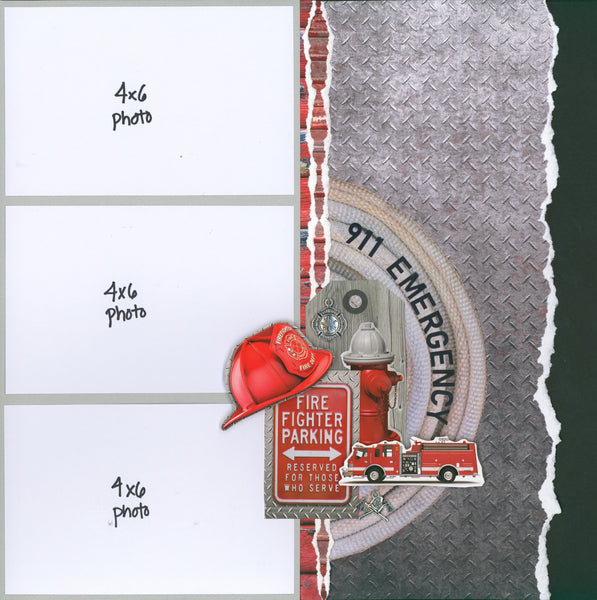 "Fire Station 31" Page Kit by Meridy Twilling