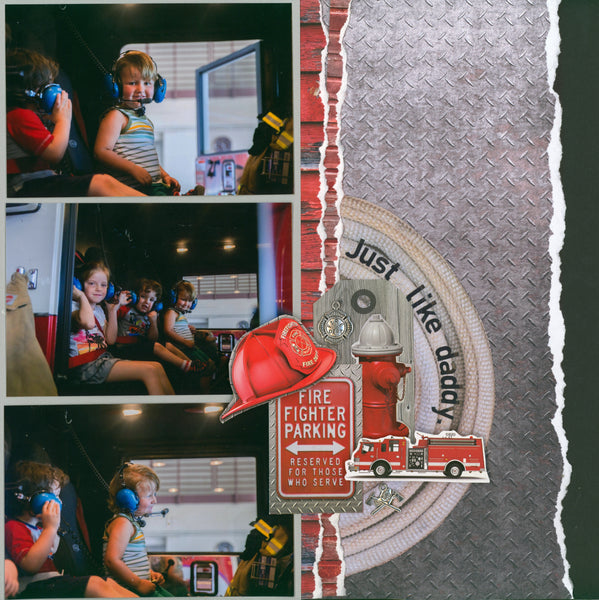 "Fire Station 31" Page Kit by Meridy Twilling