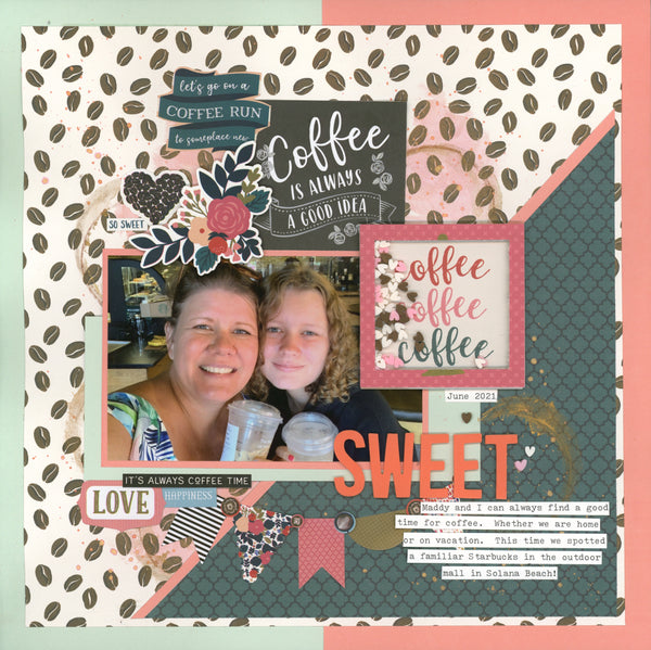 "Latte Love" Page Kit by Meridy Twilling