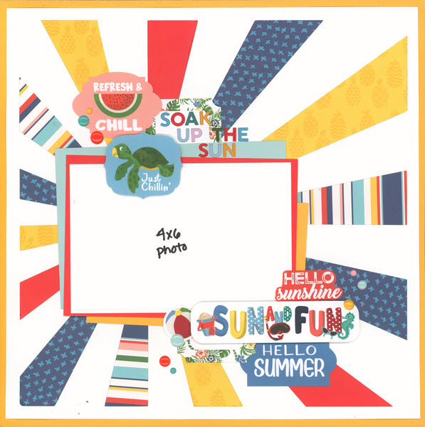"Soak Up the Sun" Page Kit by Meridy Twilling