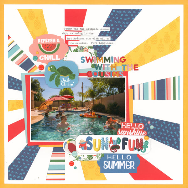 "Soak Up the Sun" Page Kit by Meridy Twilling